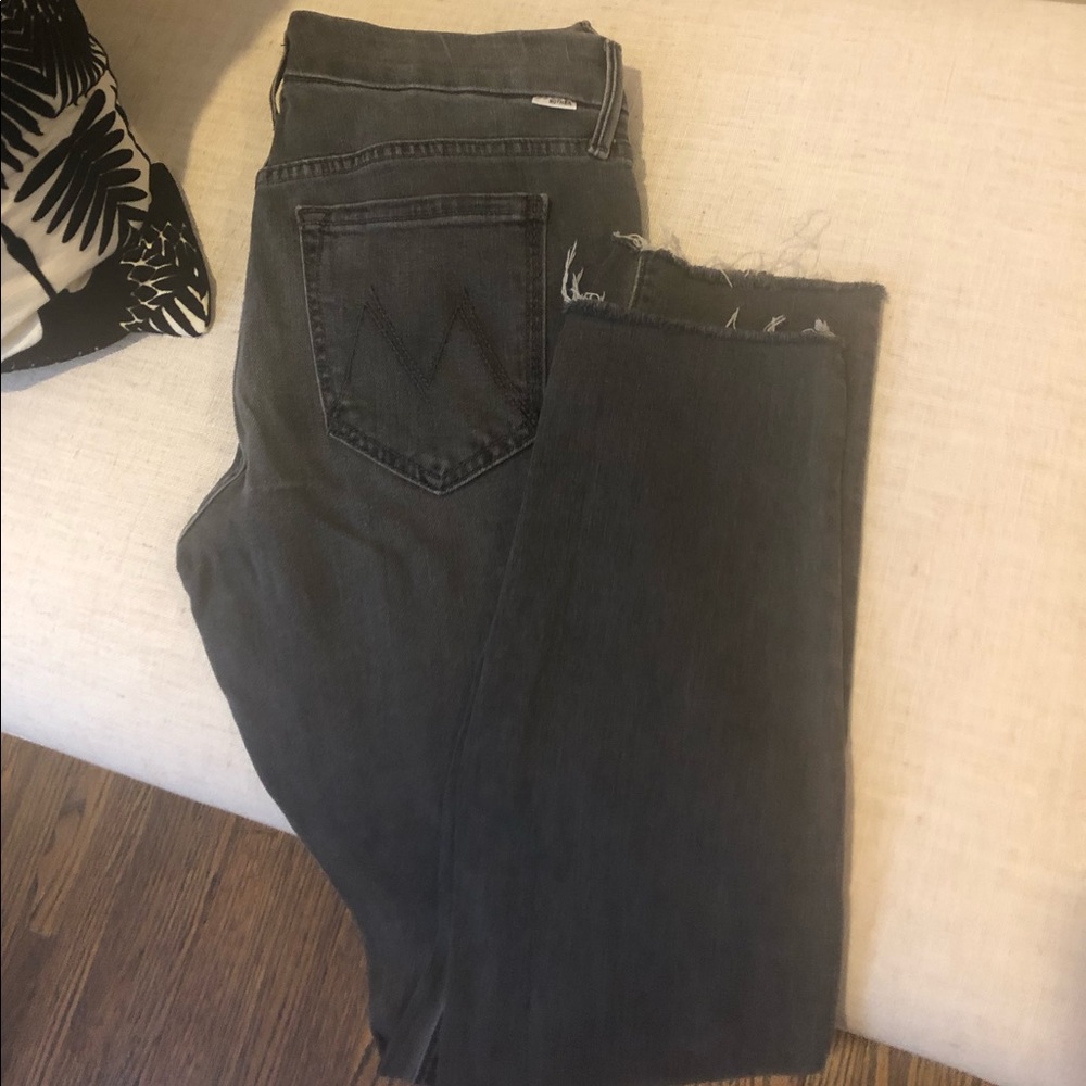 Mother Looker Ankle Fray jeans